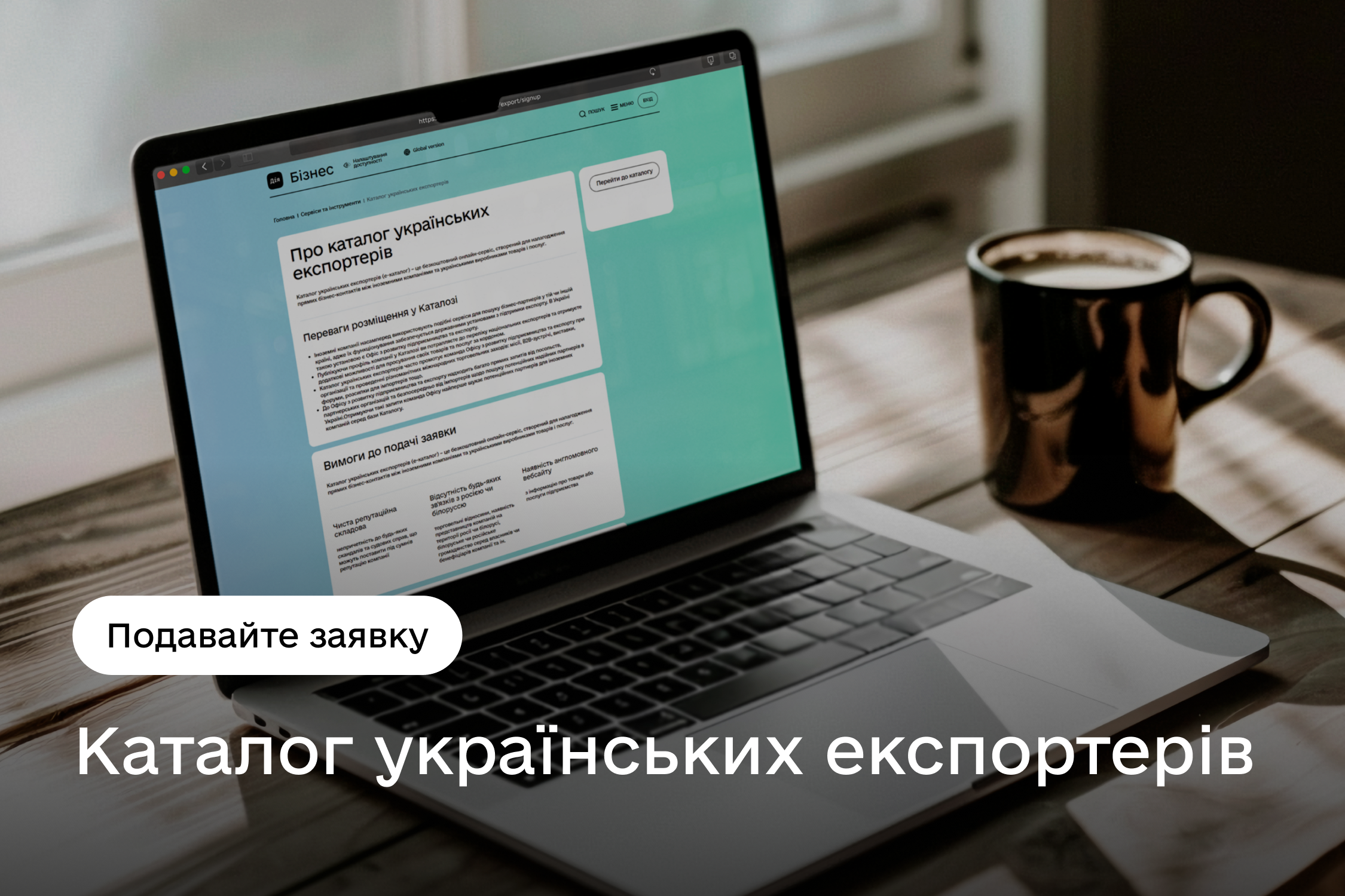 Нова можливість вийти на зовнішній ринок: департамент економіки і інвестицій ВМР запрошує вінницьких виробників взяти участь в проєкті «Каталог українських експортерів»